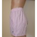 White boxer with thin pink stripes